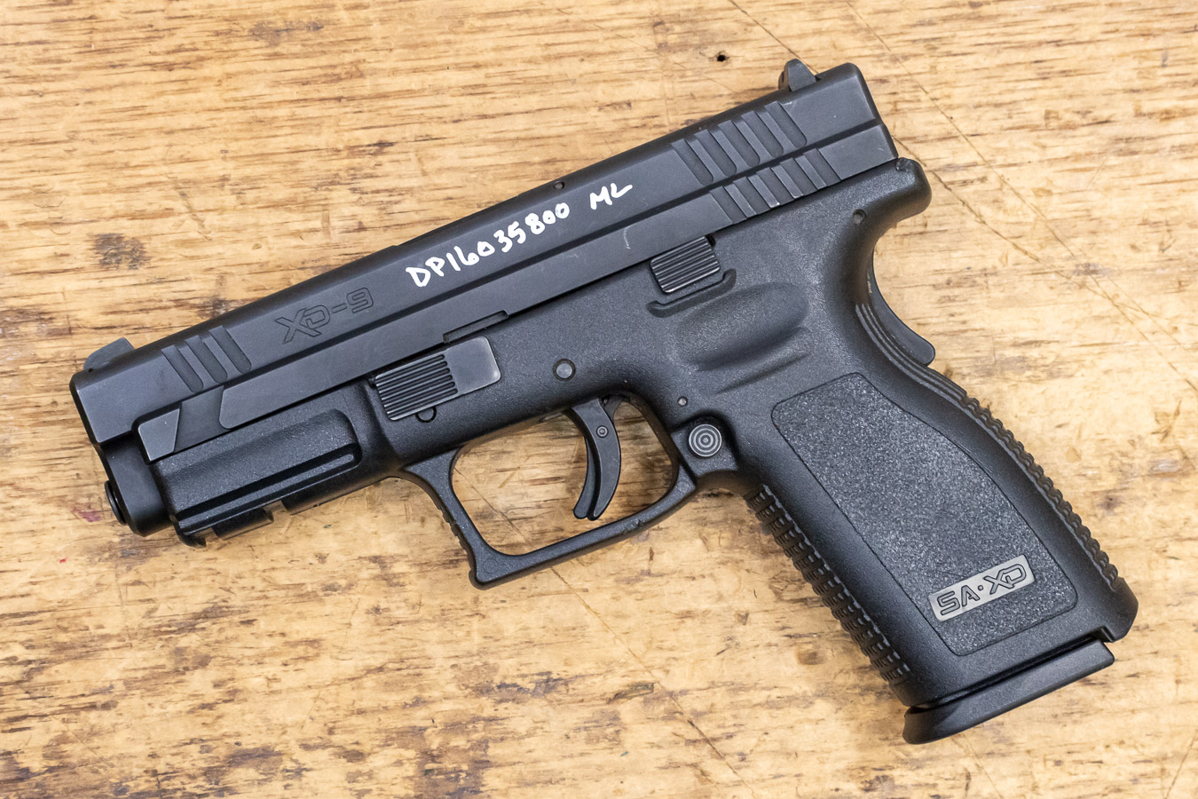 Springfield XD-9 9mm Service Model Police Trade-in Pistol
