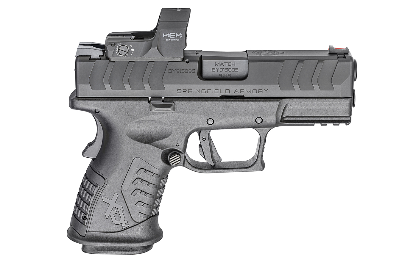 Springfield XDM Elite 3.8 Compact OSP 10mm Pistol with HEX Dragonfly Red Dot